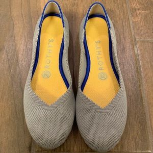 Rothy’s size 7 limited edition iridescent flats